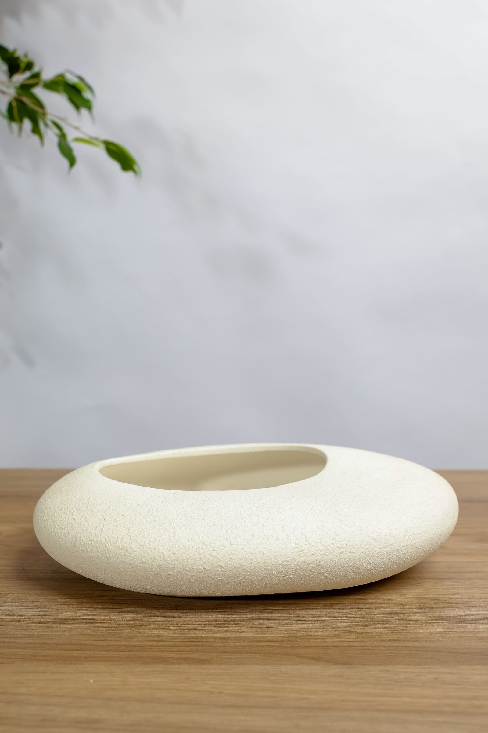 احواض نباتات داخلية بيضاء | تصميم دائري مميز من زريعة