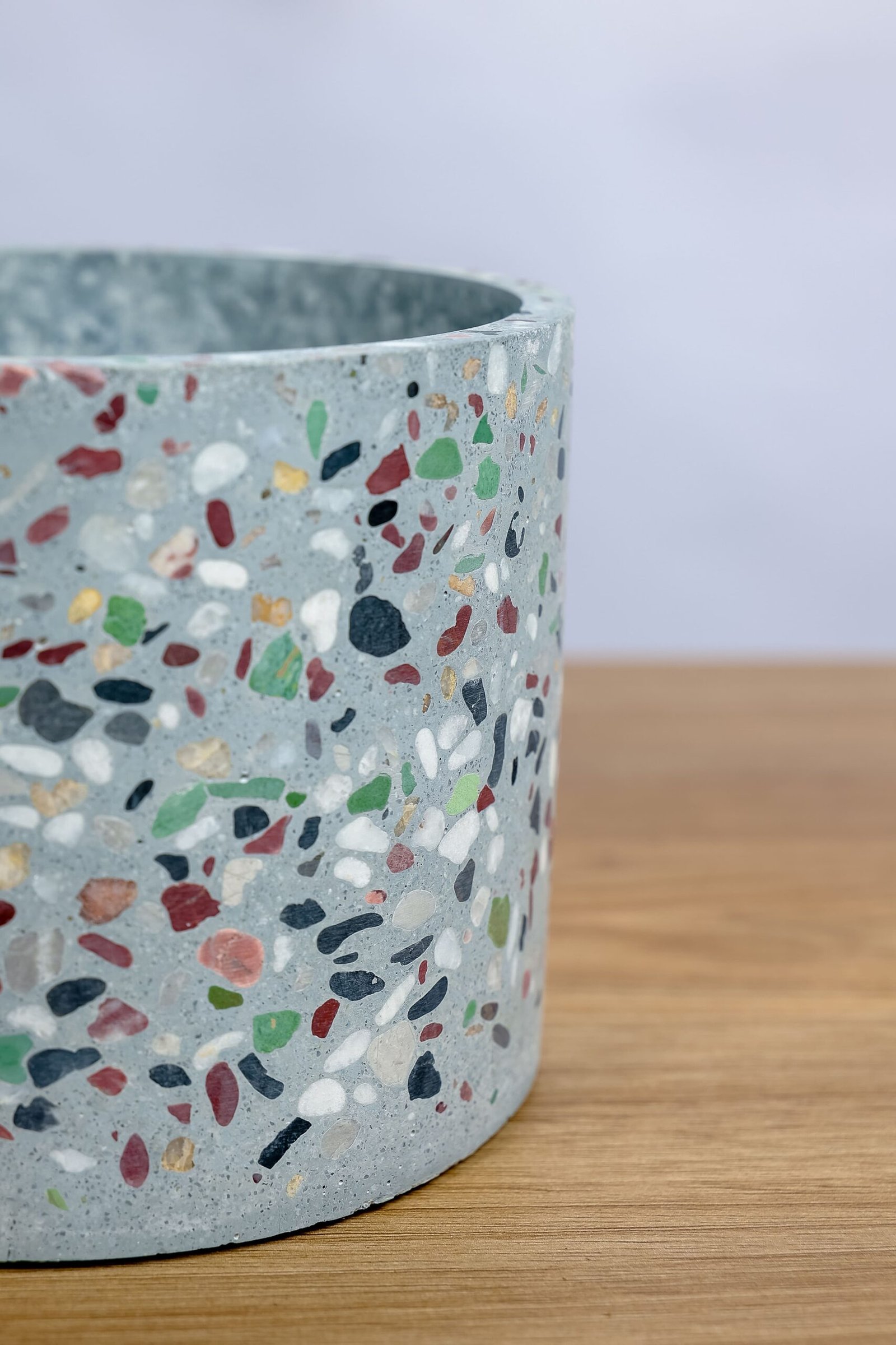 حوض نباتات رخام يتصميم تيرازو رمادي - الصورة 2