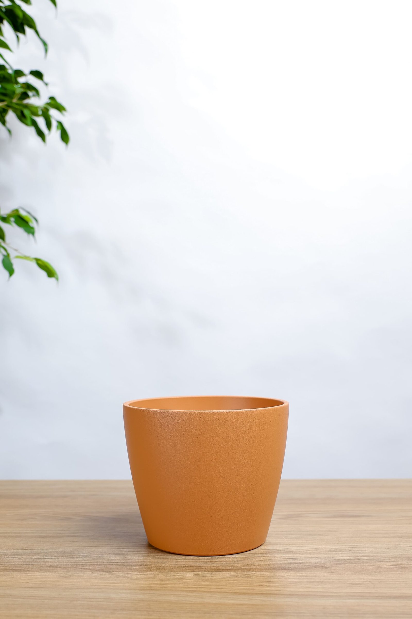 حوض رخامي للنباتات متععد الالوان 13 سم - برتقالي